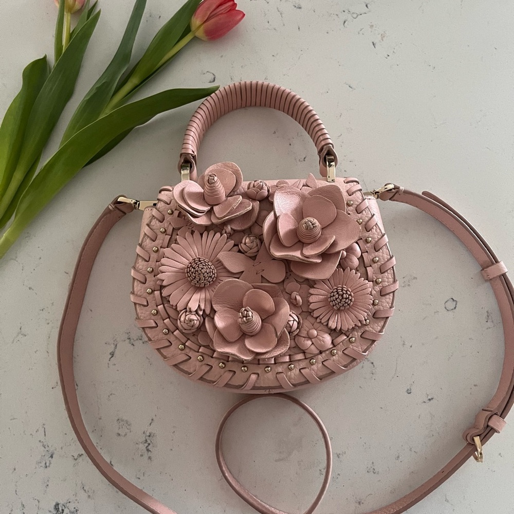 Kate Spade Pink Madison Layden Floral Mackie Bag | Like New